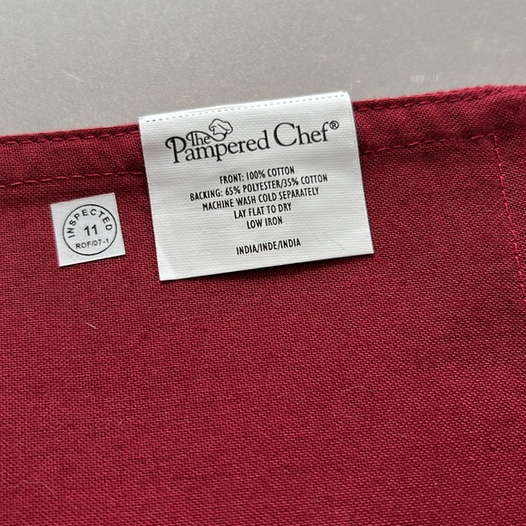 10 Pampered Chef cranberry window pane placements - Picture 2 of 4